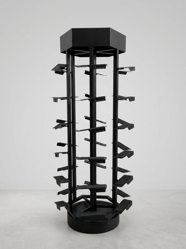 Rotating Shoe Display Tower