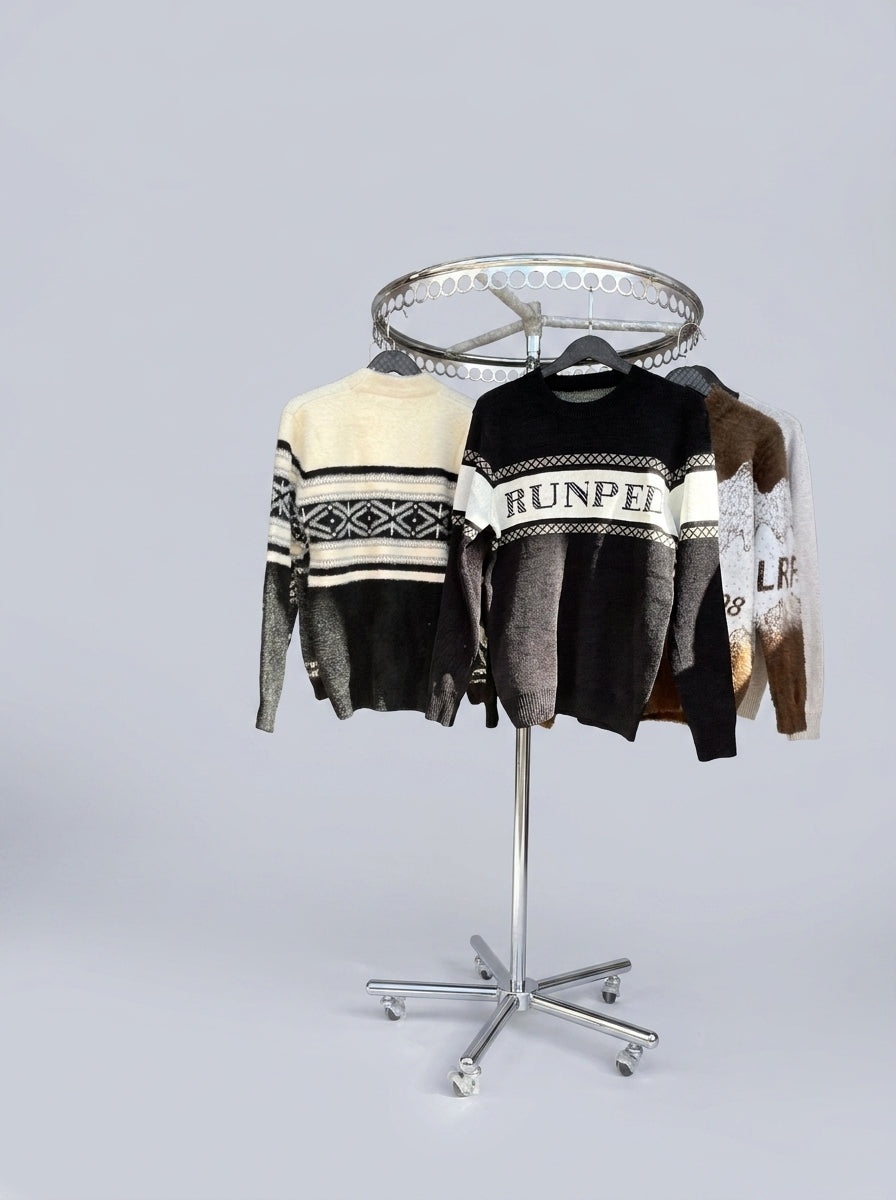Round Clothing Rack – Single Tier Chrome