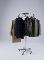 Round Clothing Rack – Single Tier Chrome
