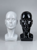 Male Glossy Full-Display Mannequin Head Torso