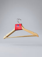 Premium Wooden Garment Hangers — Pack of 12 | Full Box of 120