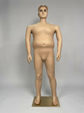 Male Plus-Size Realistic Full-Body Mannequin (Size: Large / Extra-Large)