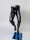Male Lower-Body High-Gloss Obsidian Black Pants Display Mannequin