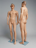 Male Realistic Standing Mannequin (Size: Athletic / Medium)