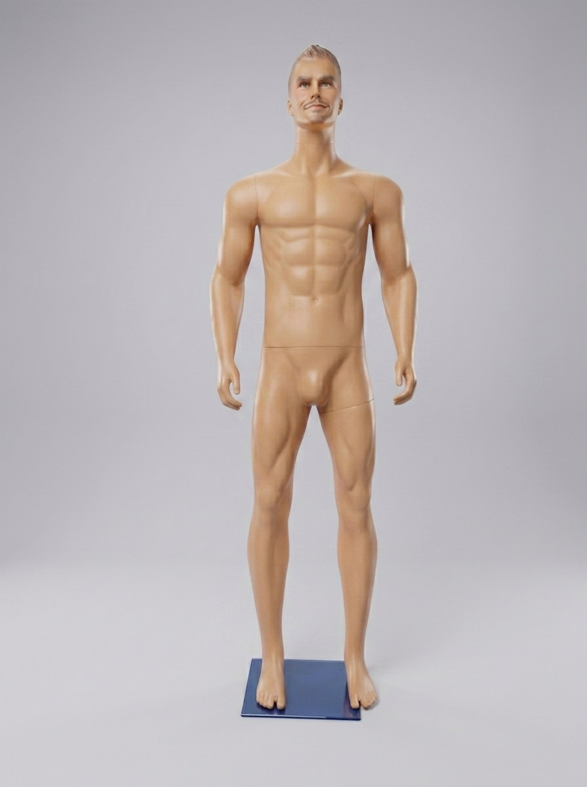 Male Realistic Standing Mannequin (Size: Athletic / Medium)