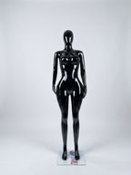 BBL glossy black female mannequin — full body, sold per piece