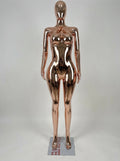 Female Rose Gold Chrome Mannequin (Hourglass Figure)