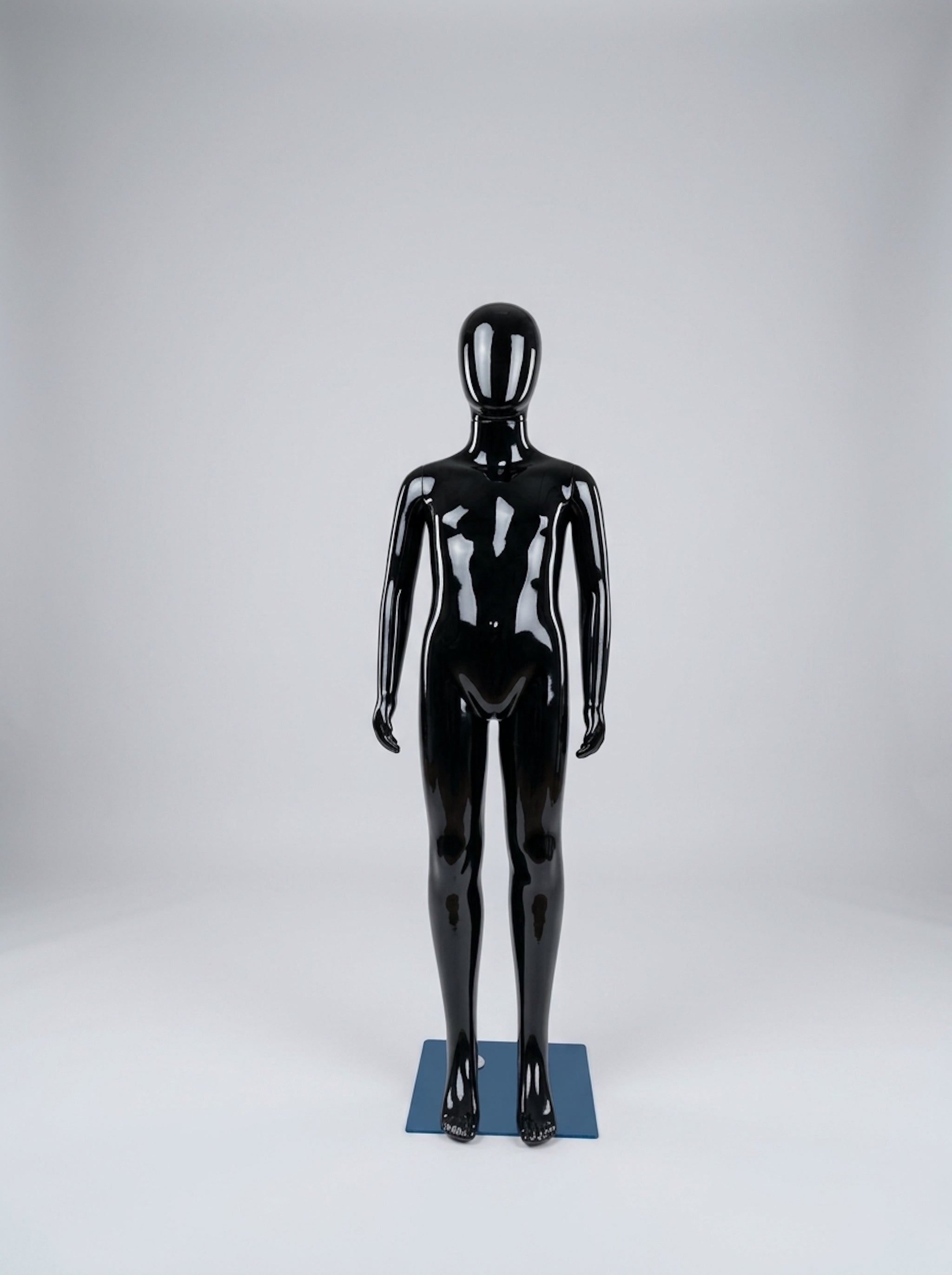 Kids High-Gloss Obsidian Standing Mannequin (Size: Ages 8-10 Years)