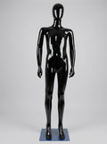 Male High-Gloss Obsidian Standing Mannequin