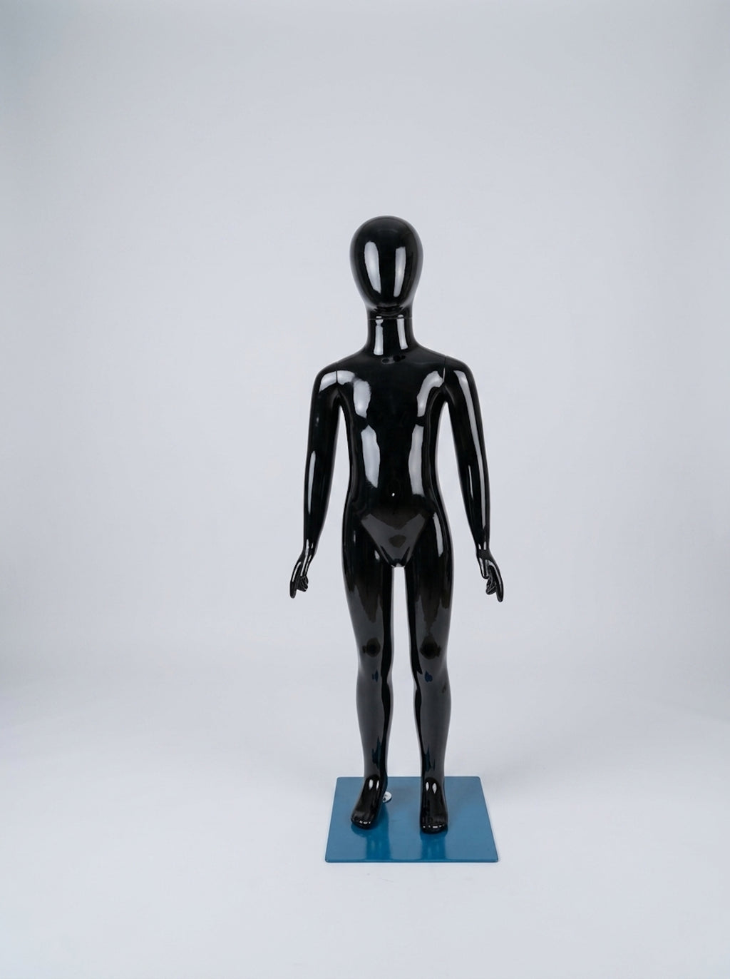 Kids High-Gloss Obsidian Standing Mannequin (Size: Ages 5-7 Years)