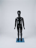Kids High-Gloss Obsidian Standing Mannequin (Size: Ages 5-7 Years)
