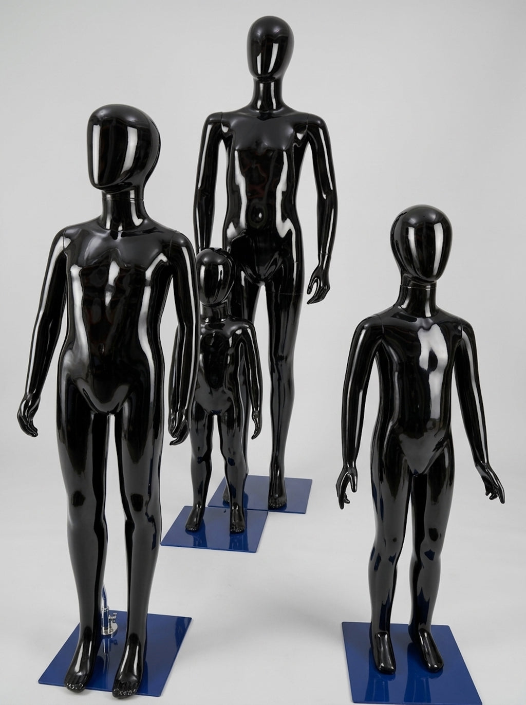 Kids High-Gloss Obsidian Standing Mannequin (Size: Toddler / Ages 2-3 Years)