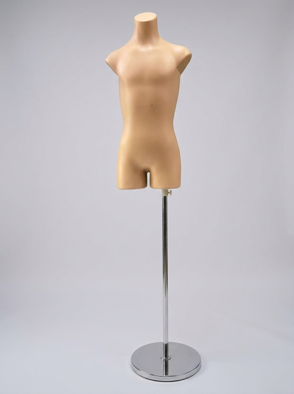 Kids Torso Mannequin with Chrome Stand (Skin Tone)