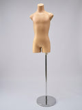 Kids Torso Mannequin with Chrome Stand (Skin Tone)