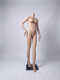 Female Headless Standing Mannequin with Right Hand on Hip