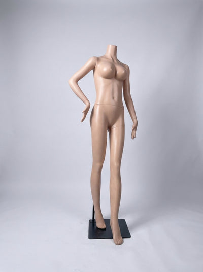 Connec Skin-Tone Headless Female Mannequin (Hand on Hip — Standing)