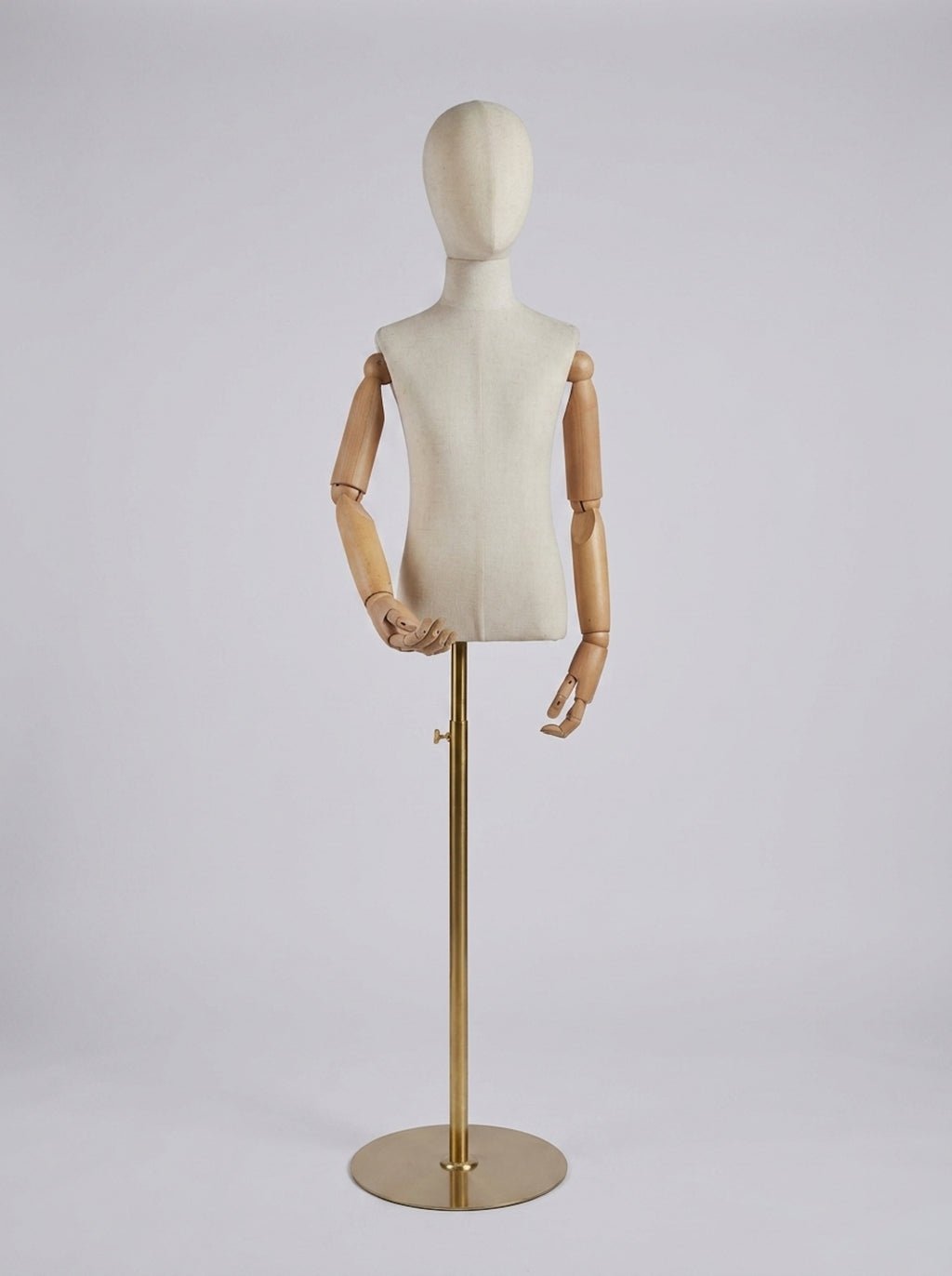 Kids Fabric Tailoring Mannequin with Flexible Wooden Arms