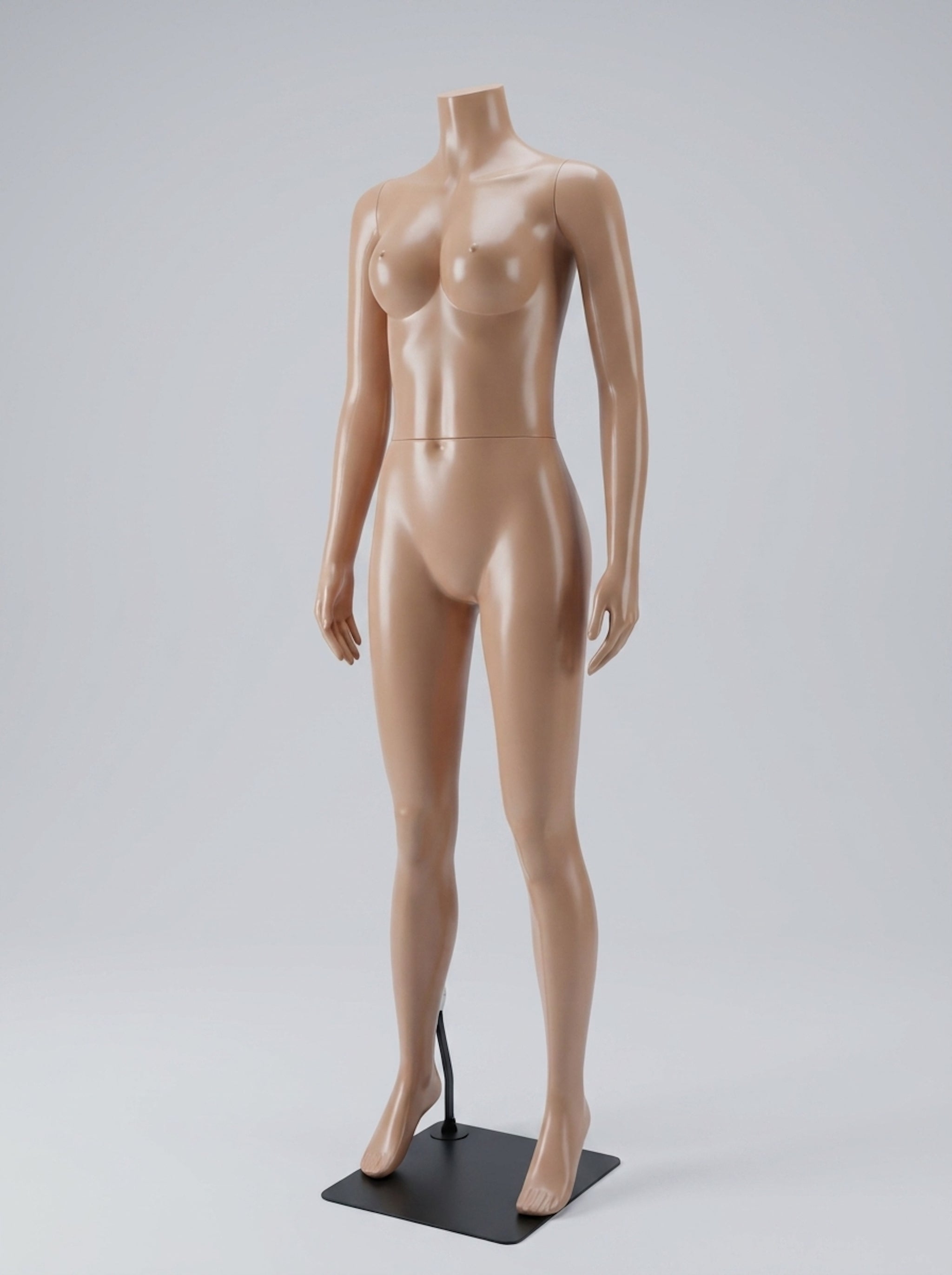 Connec Premium Skin-Tone Headless Full-Body Female Mannequin
