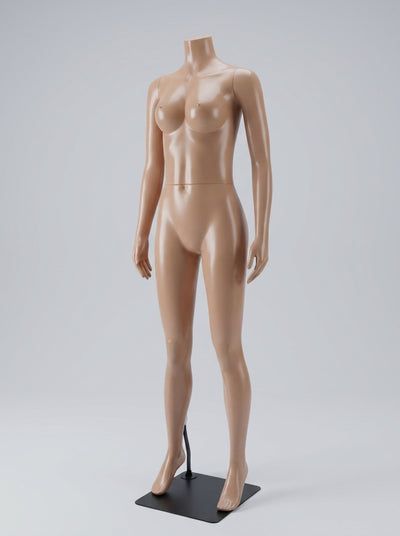 Connec Skin-Tone Headless Female Mannequin (Full Body — Standing)