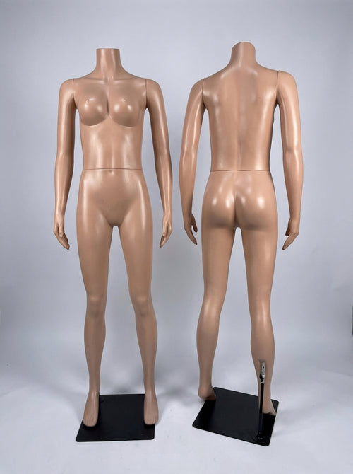 Connec Premium Skin-Tone Headless Full-Body Female Mannequin