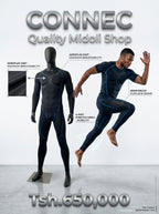 Connec Matte Black Male Mannequin (Hands Behind Back — Style B)