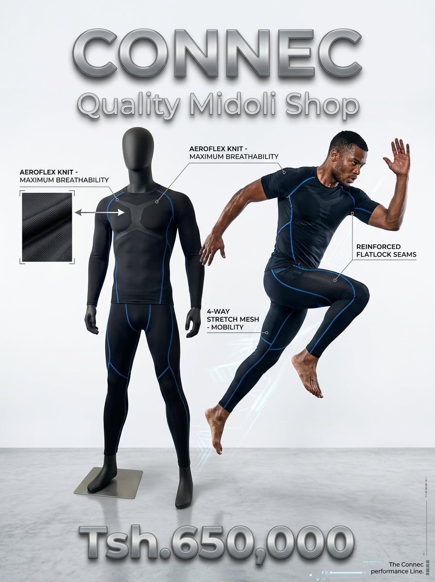 Connec Matte Black Male Mannequin (Hands Behind Back — Style B)