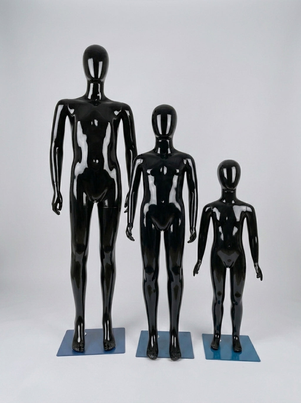 Kids High-Gloss Obsidian Standing Mannequin (Size: Toddler / Ages 2-3 Years)
