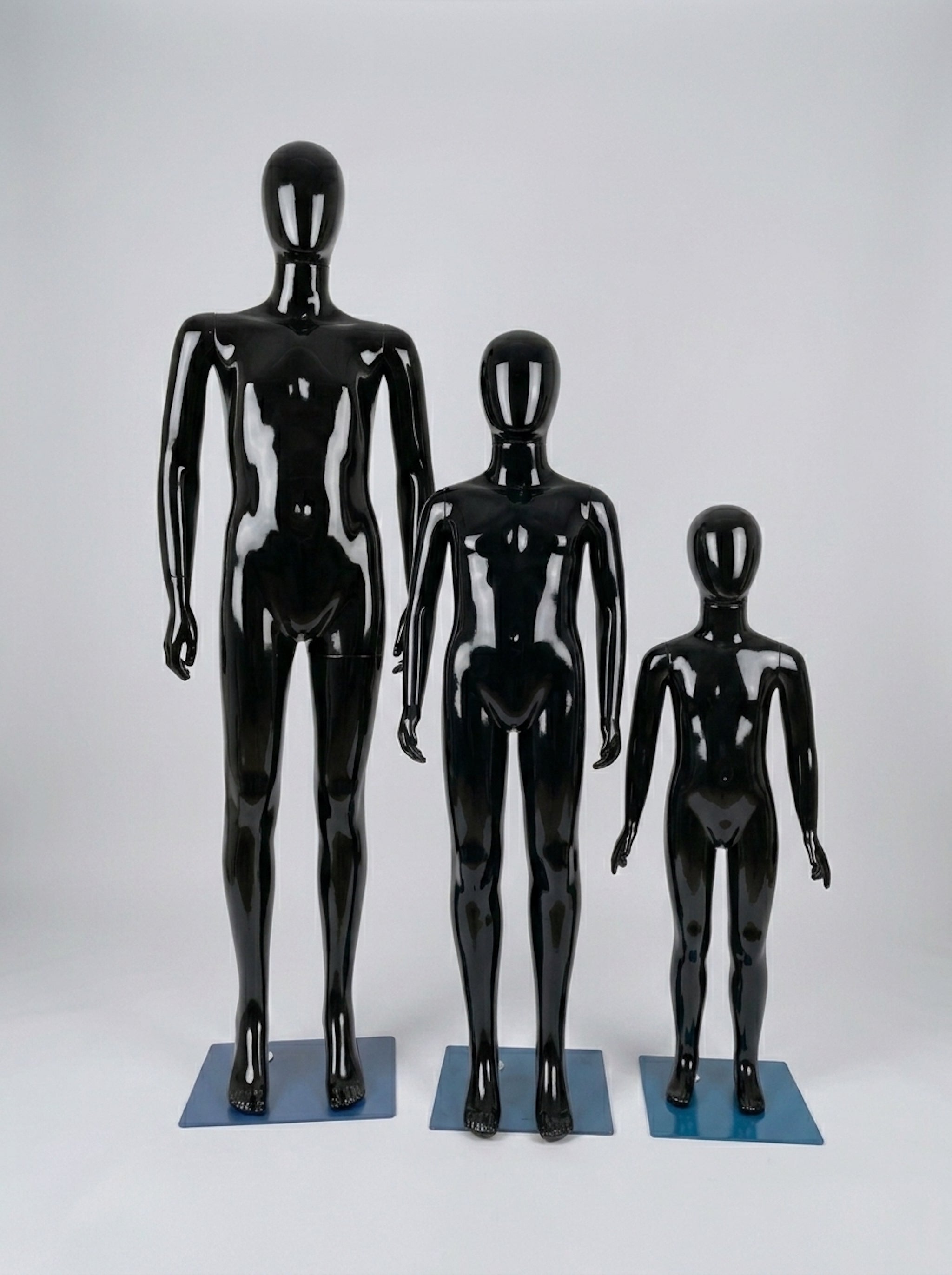 Kids High-Gloss Obsidian Standing Mannequin (Size: Toddler / Ages 2-3 Years)