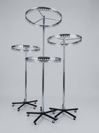 Round Clothing Rack – Single Tier Chrome