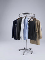 Round Clothing Rack – Single Tier Chrome