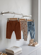 Premium Kids' Wooden Clip Hangers (12pcs)