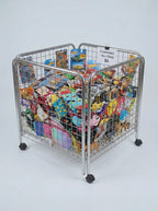 Folding Wire Merchandising Display Bin