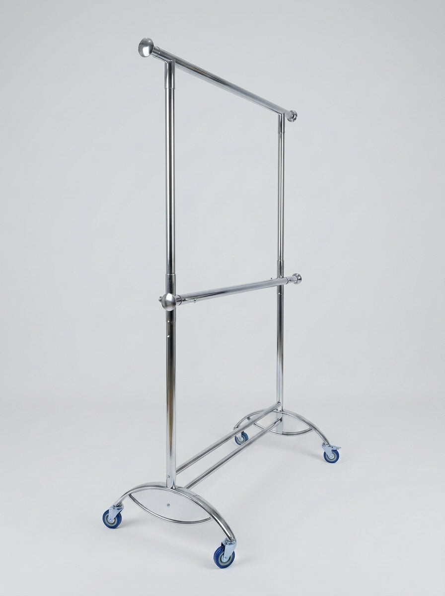 Chrome Z-Frame Garment Rack