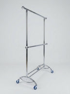 Chrome Z-Frame Garment Rack