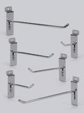 Premium Chrome Slatwall Display Hooks