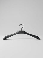 Black Plastic Hangers for Casual Wear (12pcs)