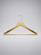 Gold Plastic Garment Hangers — Full Box of 150