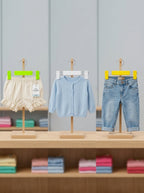 Kids Clip Hangers – Pack of 12 (Mix & Match Colors)