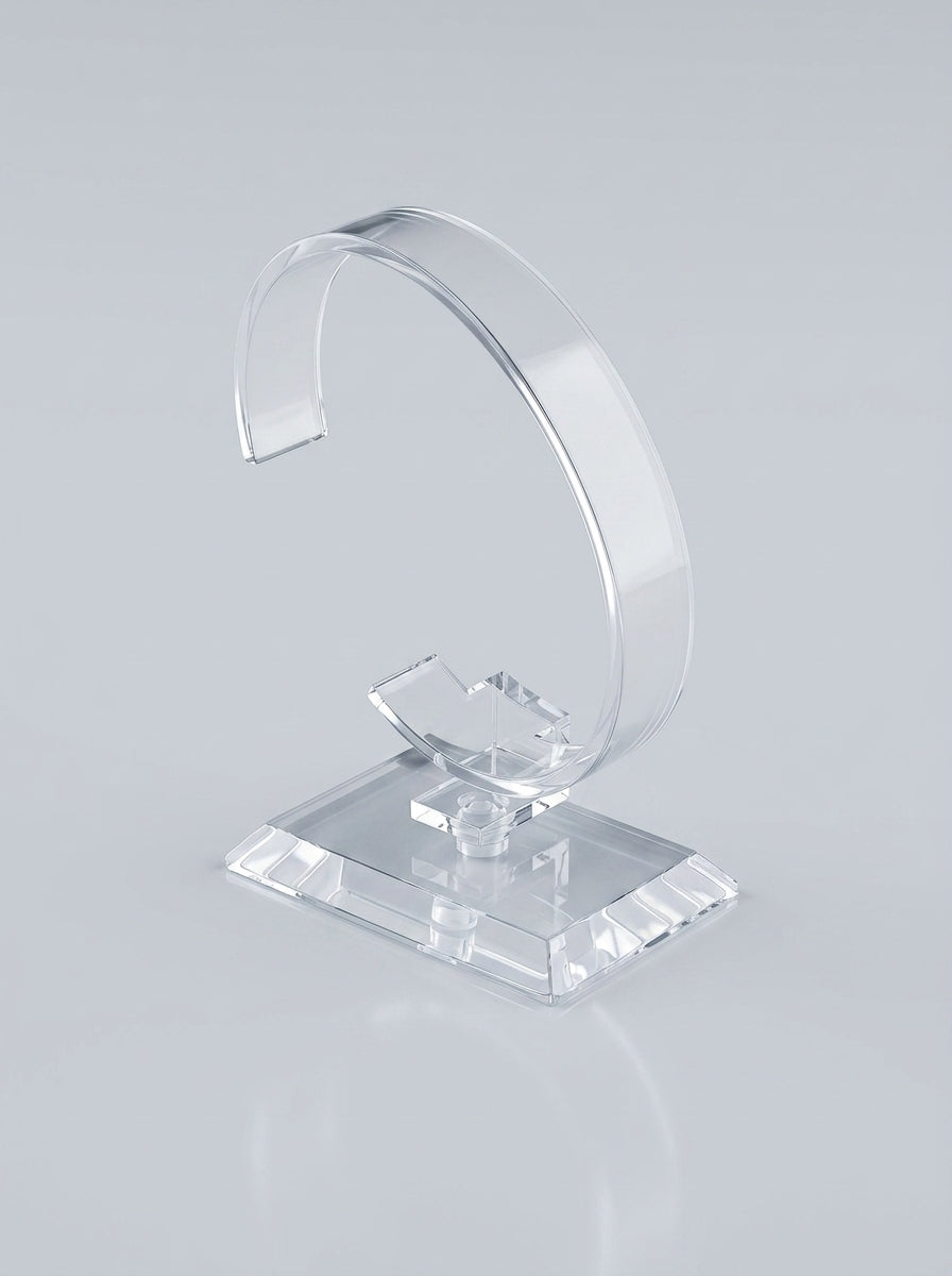 Acrylic C-Shape Watch Display Stand