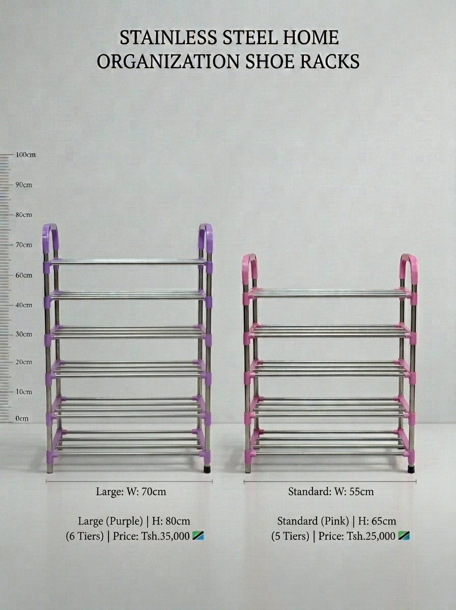 Stainless Steel Home Organization Shoe Rack