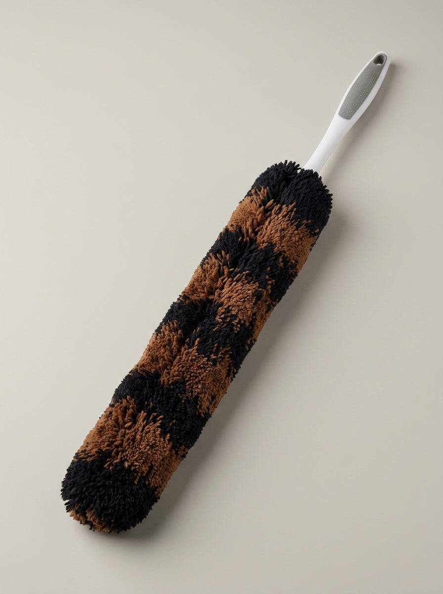 Microfiber Dust Remover – Brown & Black Electrostatic Duster