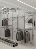 Modular zigzag merchandise hooks chrome – photo 4