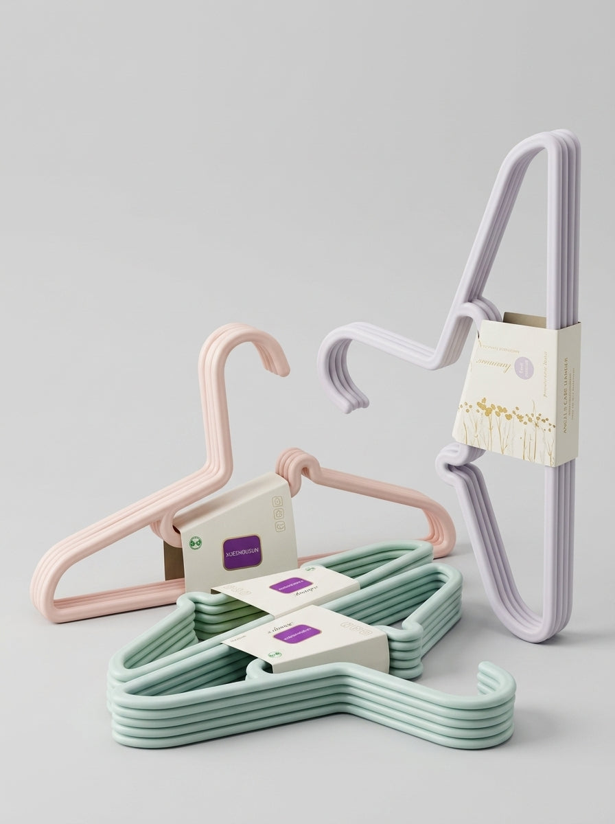 Pastel Plastic Kids' Hanger Set (5pcs)