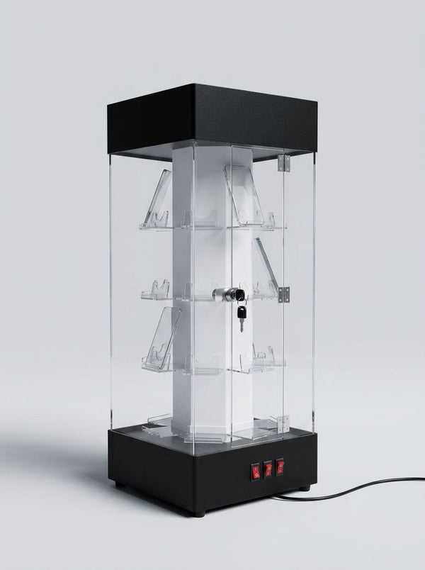 Rotating Acrylic Display Tower