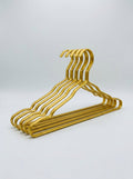 Premium Gold-Coated Wire Hangers (10pcs)