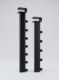 Premium Ball Waterfall Hooks – Forward-Angled Arm (Crossbar Top-Hook Mount)
