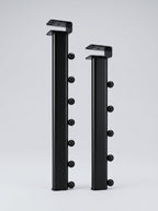 Premium Ball Waterfall Hooks – Forward-Angled Arm (Crossbar Top-Hook Mount)
