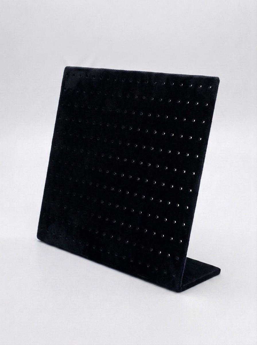 Black Velvet Earring Display Stand