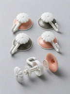 Huali Flower Suction Cup Hooks (4-Pack / 2 Pairs)