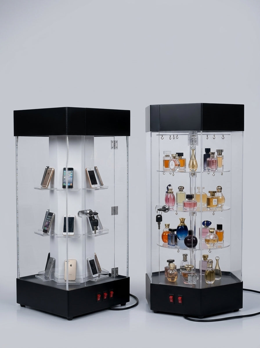 Rotating Acrylic Display Tower